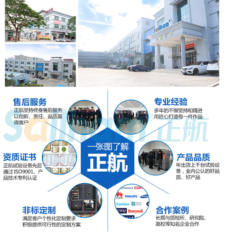 實拍正航烤漆耐塵試驗箱的工廠外景